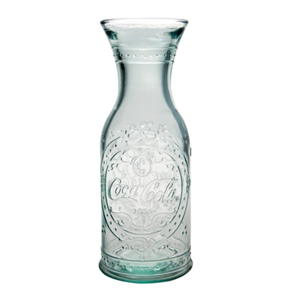 Sklenená váza/karafa z recyklovaného skla Ego Dekor, 1 l