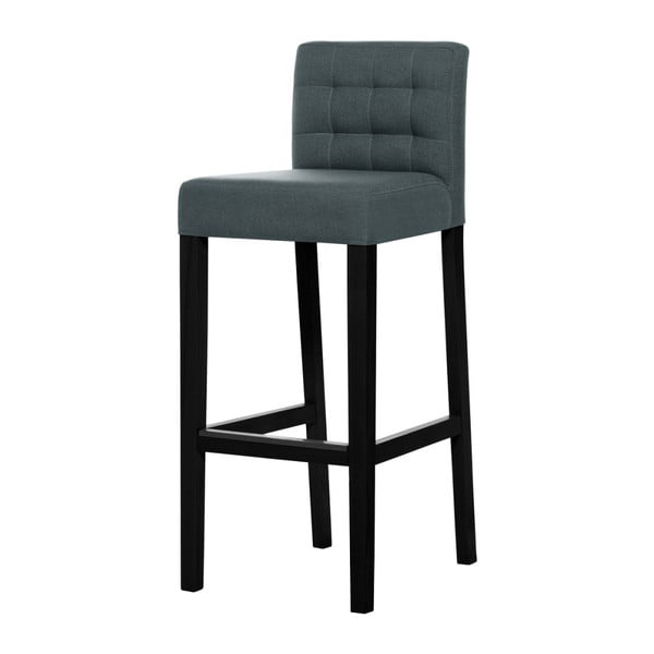 Mentolovozelená barová stolička s čiernymi nohami Ted Lapidus Maison Jasmin