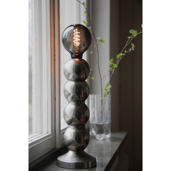 Stolová lampa v striebornej farbe (výška  33 cm) Gong – Markslöjd-image-2