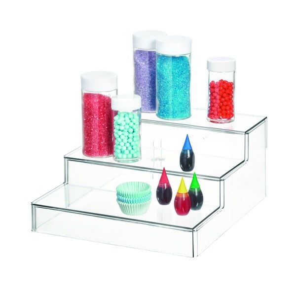 Transparentný stojan iDesign The Home Edit, 26 x 29,2 x 12,7 cm-image-3