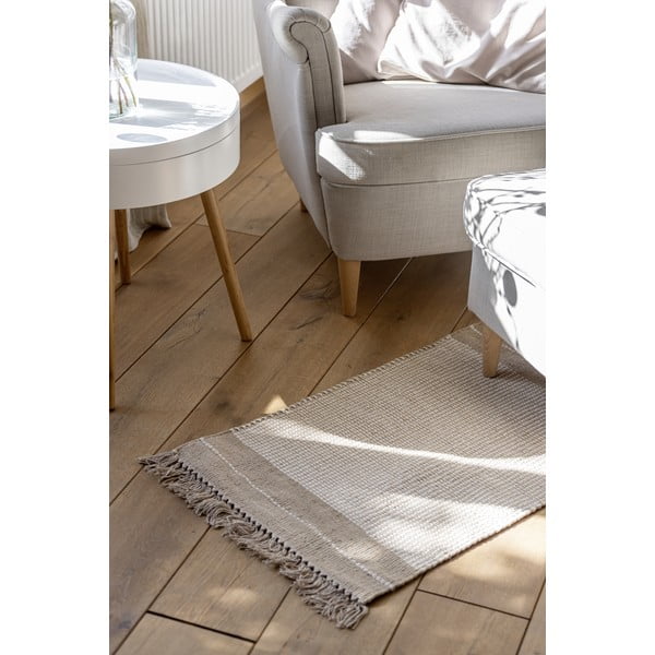 Béžová kúpeľňová podložka z juty Wenko Pica, 50 x 80 cm-image-1