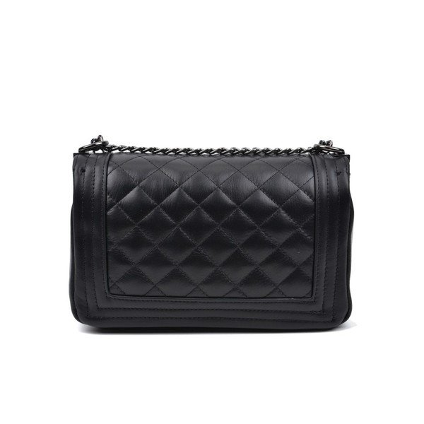 Čierna kožená kabelka Anna Luchini Masika-image-1