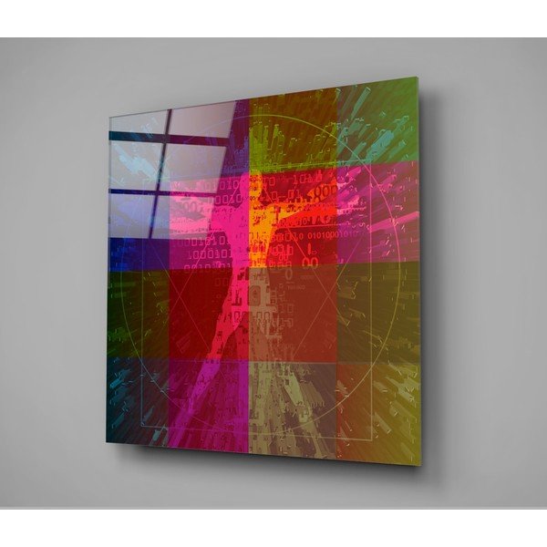 Sklenený obraz Insigne Da Vinci's Lines, 100 x 100 cm-image-3