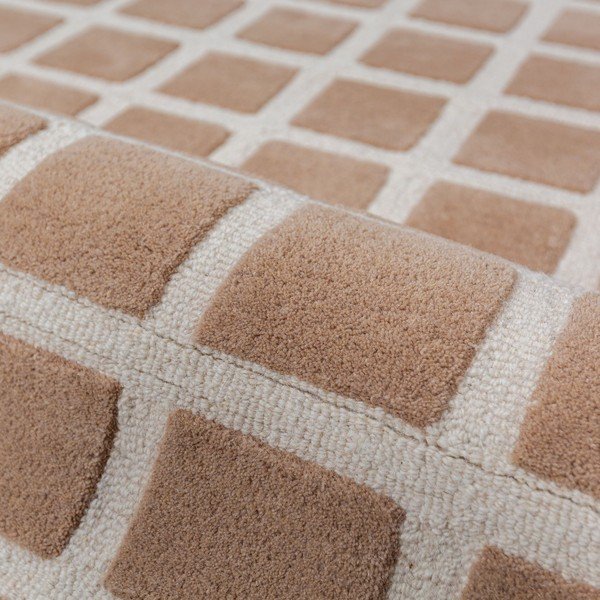 Ružový ručne tkaný vlnený koberec 140x200 cm Renga Wool – Flair Rugs-image-4