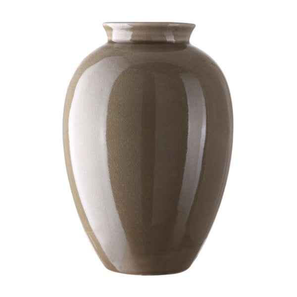 Hnedá kameninová váza A Simple Mess Anita, výška 25 cm