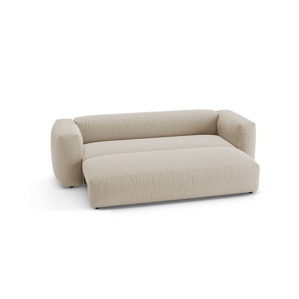 Krémovobiela rozkladacia pohovka 264 cm – Micadoni -image-4