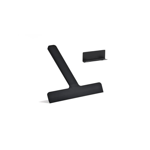 Čierna stierka s držiakom 22 cm Ume – Zone