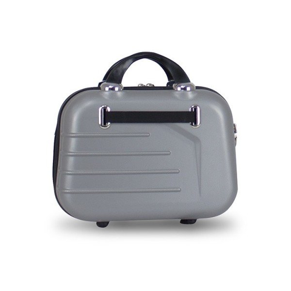 Sivý dámsky príručný cestovný kufrík My Valice PREMIUM Make Up & Hand Suitcase-image-1