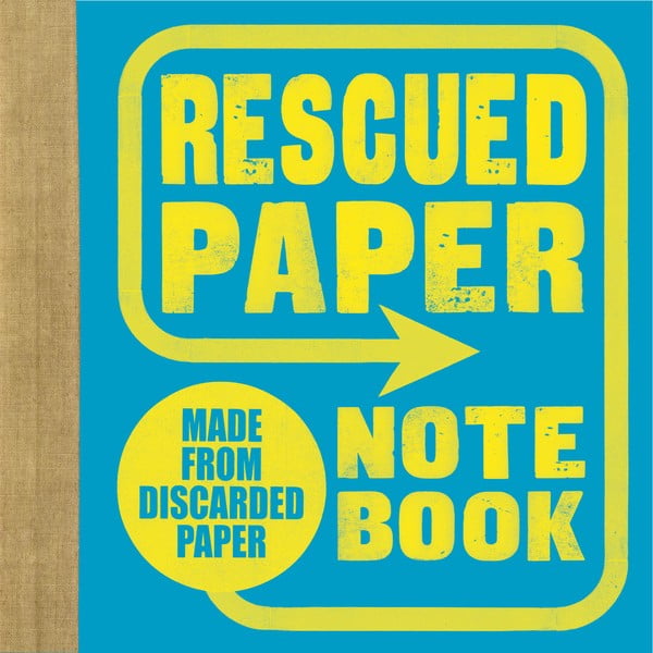 Zápisník Chronicle Books Rescued Paper Notebook, malý