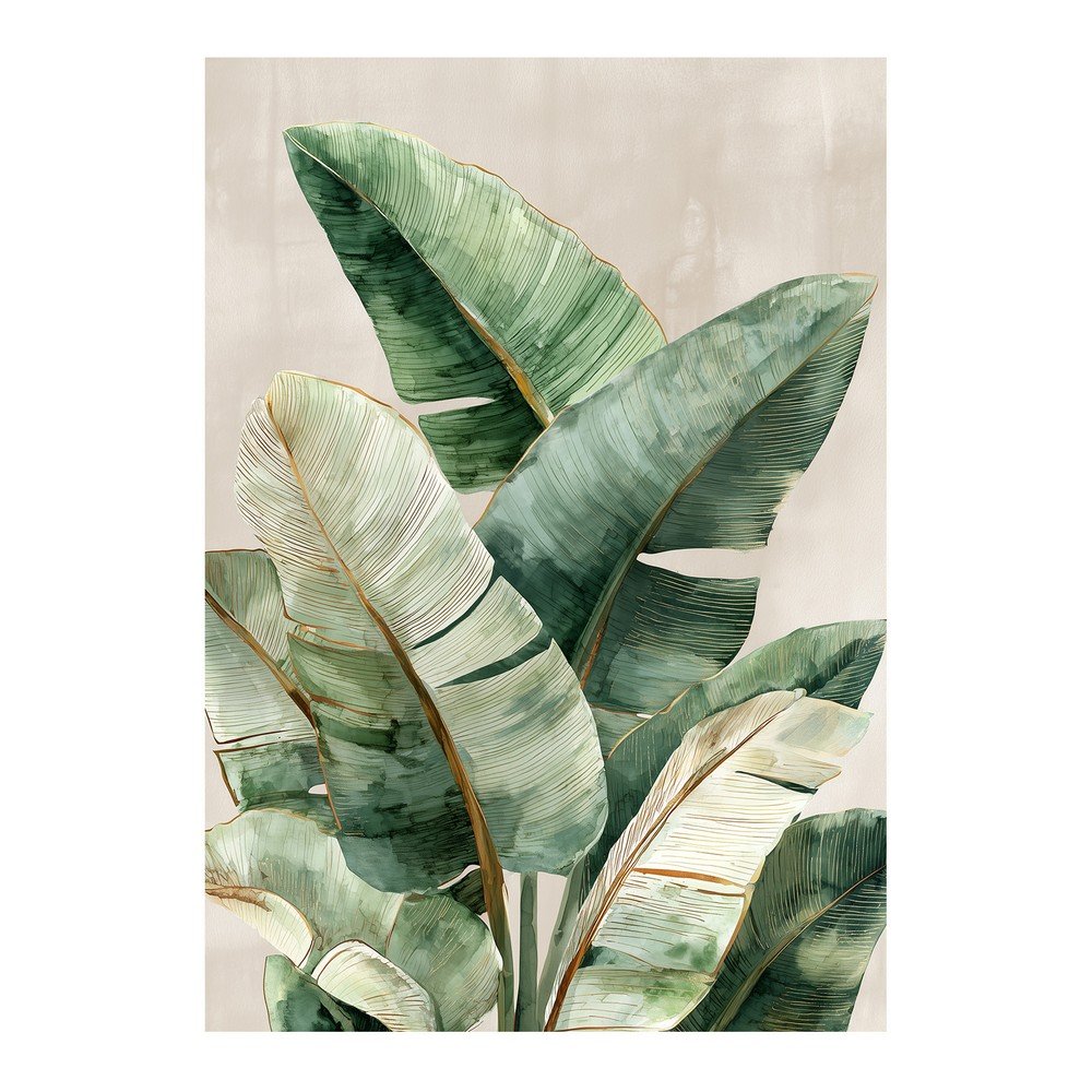 E-shop Tlačený obraz na plátne 70x100 cm Foliage – Styler