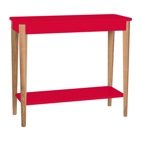 Červený konzolový stolík Ragaba Ashme, šírka 85 cm