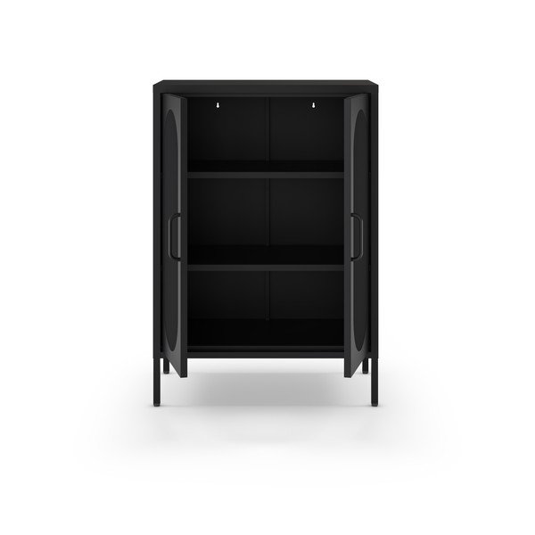 Čierna skrinka 70x100 cm Diora – Marckeric-image-3