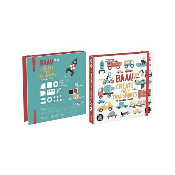 Pečiatkovací set Londji Doprava