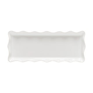 Biely kameninový podnos Casafina Cook & Host, 42 x 17 cm