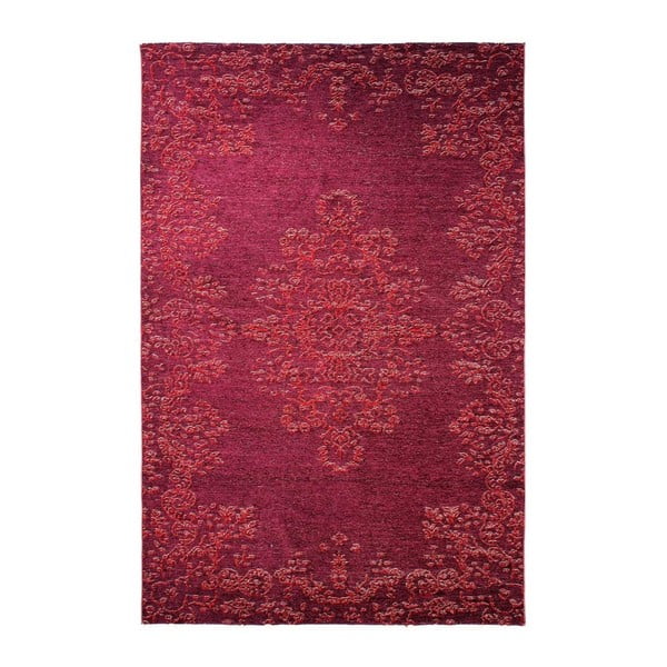 Obojstranný červeno-vínový koberec Vitaus Makuna, 125 x 180 cm