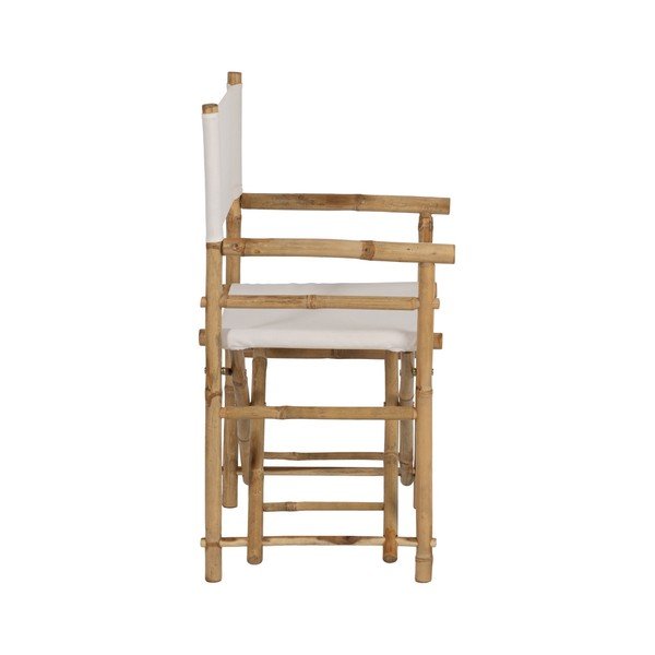 Bambusová skladacia jedálenská stolička v prírodnej farbe Director – Ixia-image-3