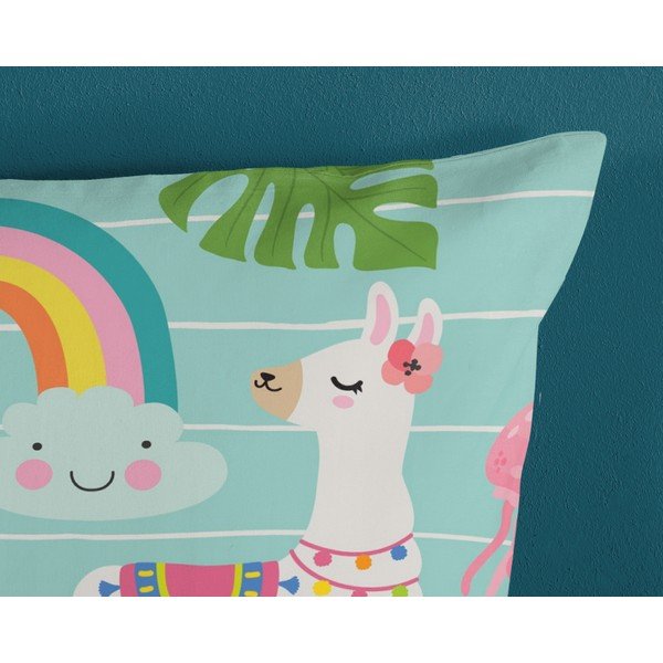 Modré bavlnené detské obliečky na jednolôžko 140x200 cm Festen – Good Morning-image-3