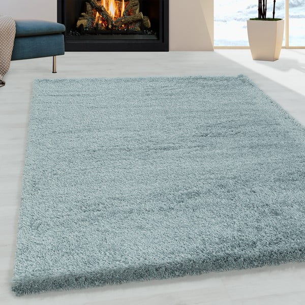 Modrý koberec 60x110 cm Fluffy – Ayyildiz Carpets-image-1