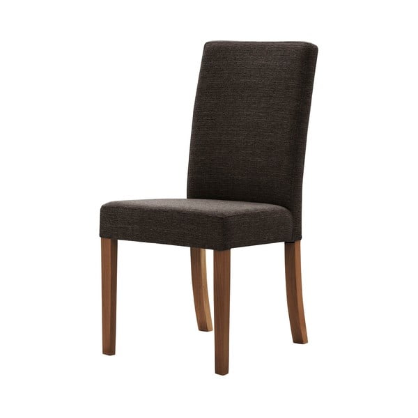 Hnedá stolička s tmavohnedými nohami Ted Lapidus Maison Tonka