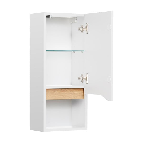 Biela vysoká závesná kúpeľňová skrinka 30x70 cm Set 857 – Pelipal-image-2