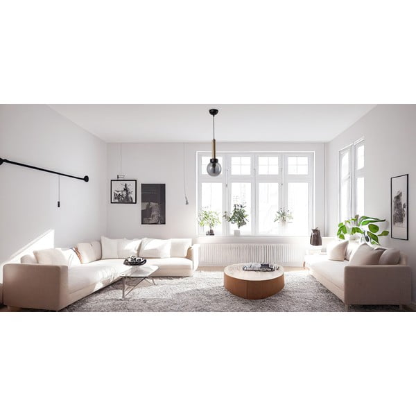 Závesné svietidlo so skleneným tienidlom ø 15 cm Cota – Squid Lighting-image-1