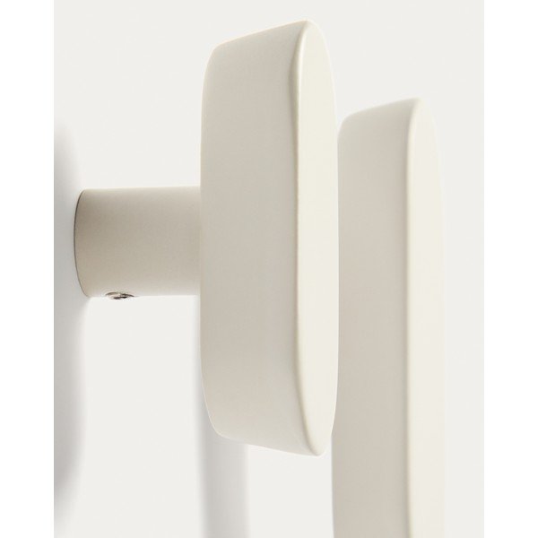 Krémové nástenné háčiky v súprave 2 ks z bukového dreva Arely – Kave Home-image-2