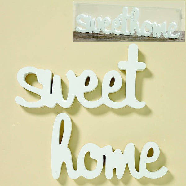 Sada 2 dekoratívnych nápisov Boltze Sweet Home