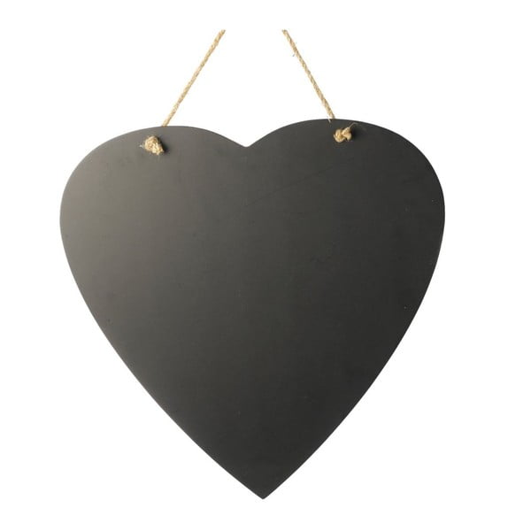 Závesná tabuľa Black Heart