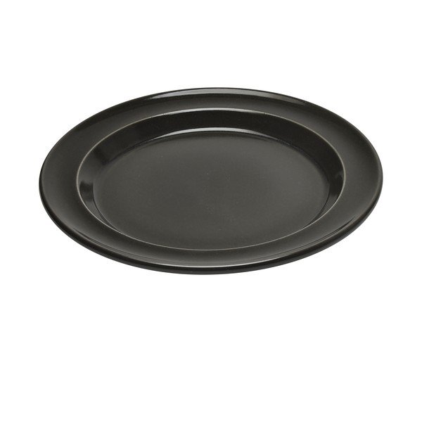 Čierny plytký tanier Emile Henry, ⌀ 28 cm
