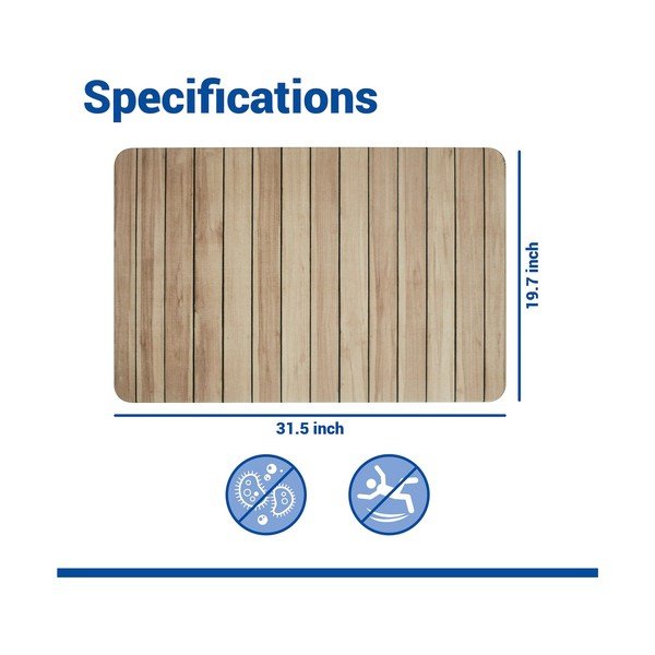 Kúpeľňová predložka z kremeliny v prírodnej farbe 50x80 cm Lepiana – Wenko-image-3