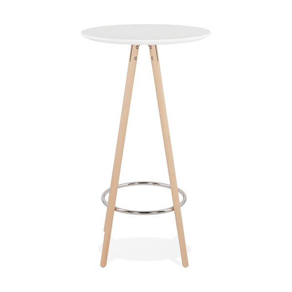 Biely barový stôl Kokoon Deboo, výška 110 cm-image-1