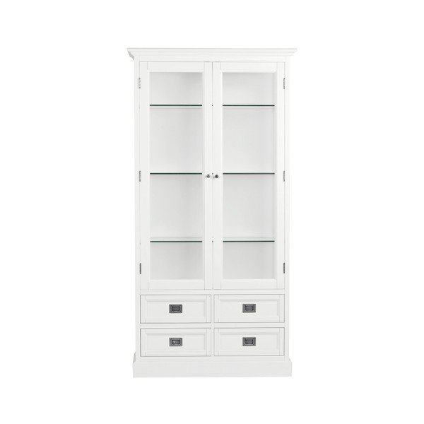 Biela vitrína Rowico Kossa-image-1