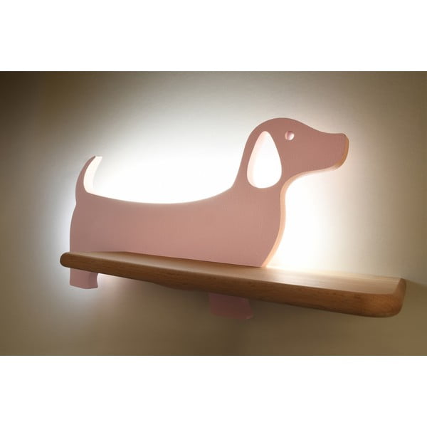 Ružové detské svietidlo Dog - Candellux Lighting-image-1