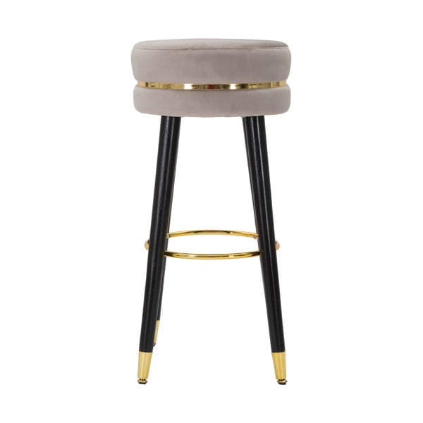 Svetlosivá čalúnená barová stolička (výška sedadla 74 cm) Paris – Mauro Ferretti-image-1