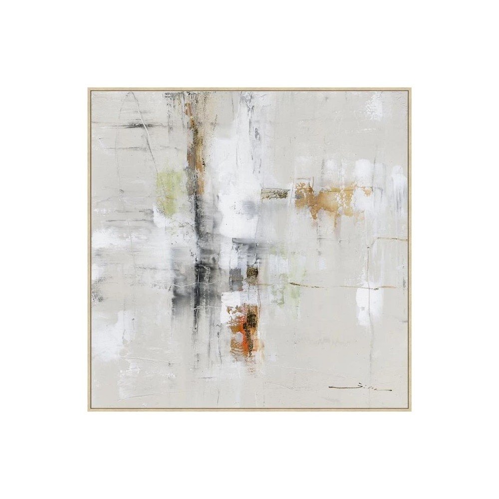E-shop Ručne maľovaný obraz s rámom/na plátne 103x103 cm Bold – Bizzotto