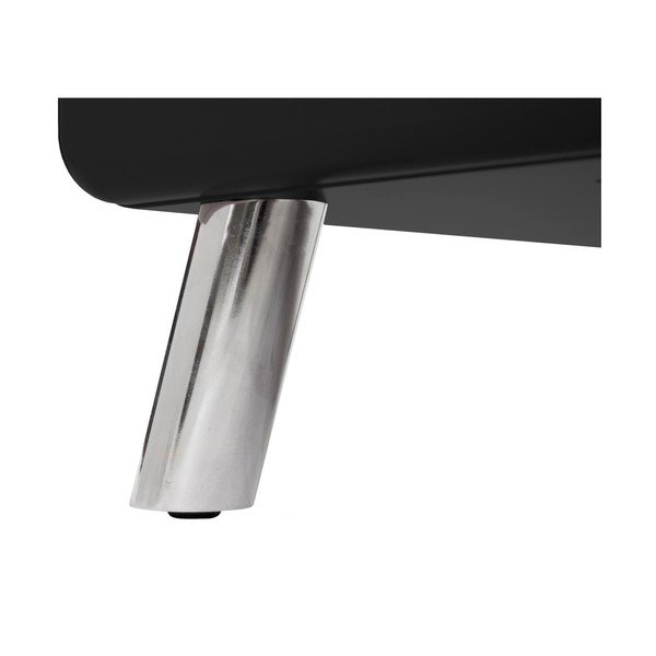 TV stolík v čiernej farbe Tenzo Cobra, šírka 118 cm-image-1