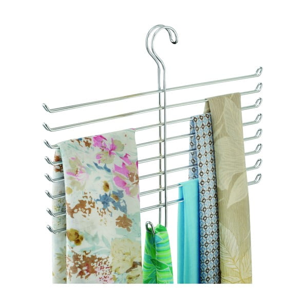 Kovový vešiak na šatky a šály iDesign Classico, 40 x 32 cm-image-2