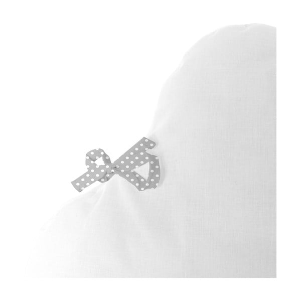 Biely bavlnený mantinel do postieľky Mr Fox. Nube, 60 x 40 cm-image-3