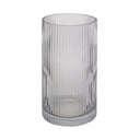 Sivá sklenená váza PT LIVING Allure, výška 20 cm