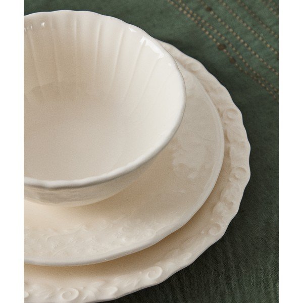 Béžový keramický tanier ø 28 cm Varla – Kave Home-image-1