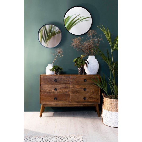 Nástenné zrkadlo ø 60 cm Bita – Light & Living-image-3