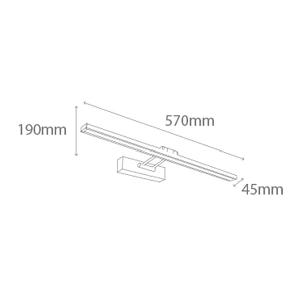 Nástenné svietidlo s LED svetlom v striebornej farbe SULION Picabia-image-2