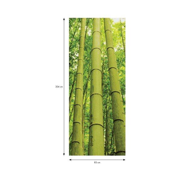 Adhezívna samolepka na dvere Ambiance Bamboo-image-2