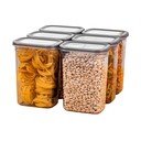 Plastové dózy v súprave 6 ks na potraviny Fresco – Hermia