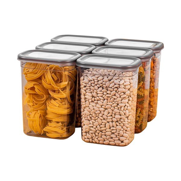 Plastové dózy v súprave 6 ks na potraviny Fresco – Hermia