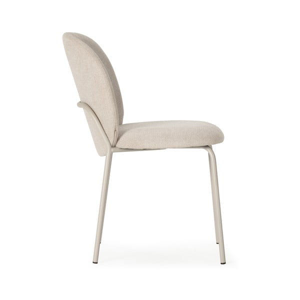 Krémové jedálenské stoličky v súprave 4 ks Daia – Marckeric-image-3