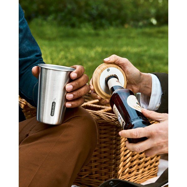 Cestovný hrnček z nehrdzavejúcej ocele v striebornej farbe 500 ml – Black + Blum-image-2