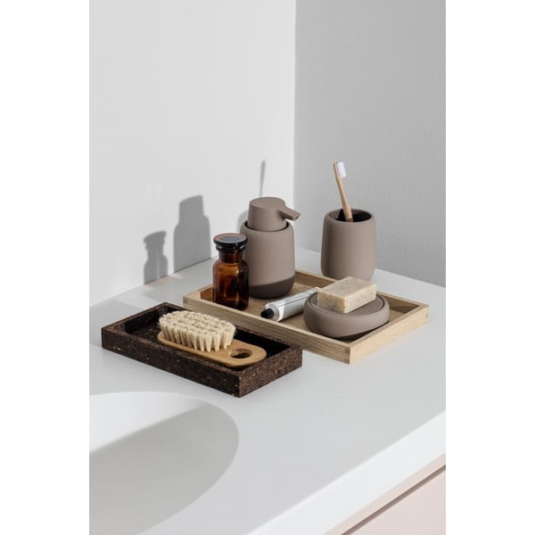 Svetlohnedý keramický kúpeľňový organizér - Blomus-image-1