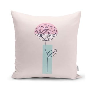 Obliečka na vankúš Minimalist Cushion Covers Drawing Flower, 45 x 45 cm