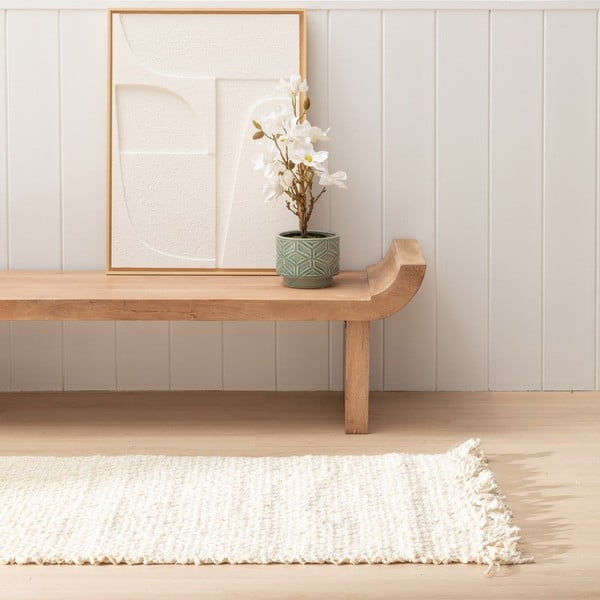 Krémový jutový behúň 70x170 cm Altea – Ixia-image-2